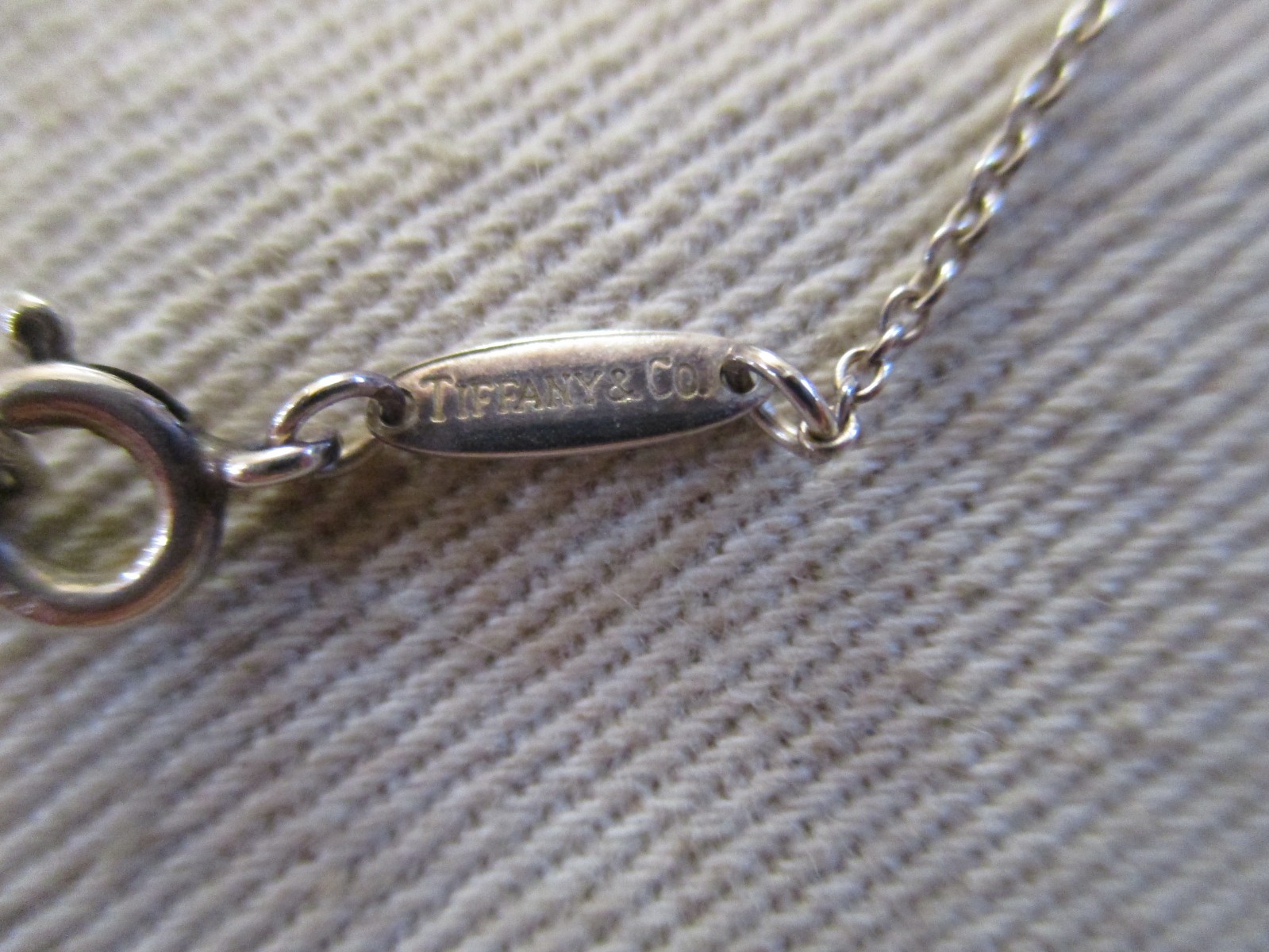 Tiffany&Co Elsa Peretti Chain Necklace in Sterling Silver+ James Avery Sterling