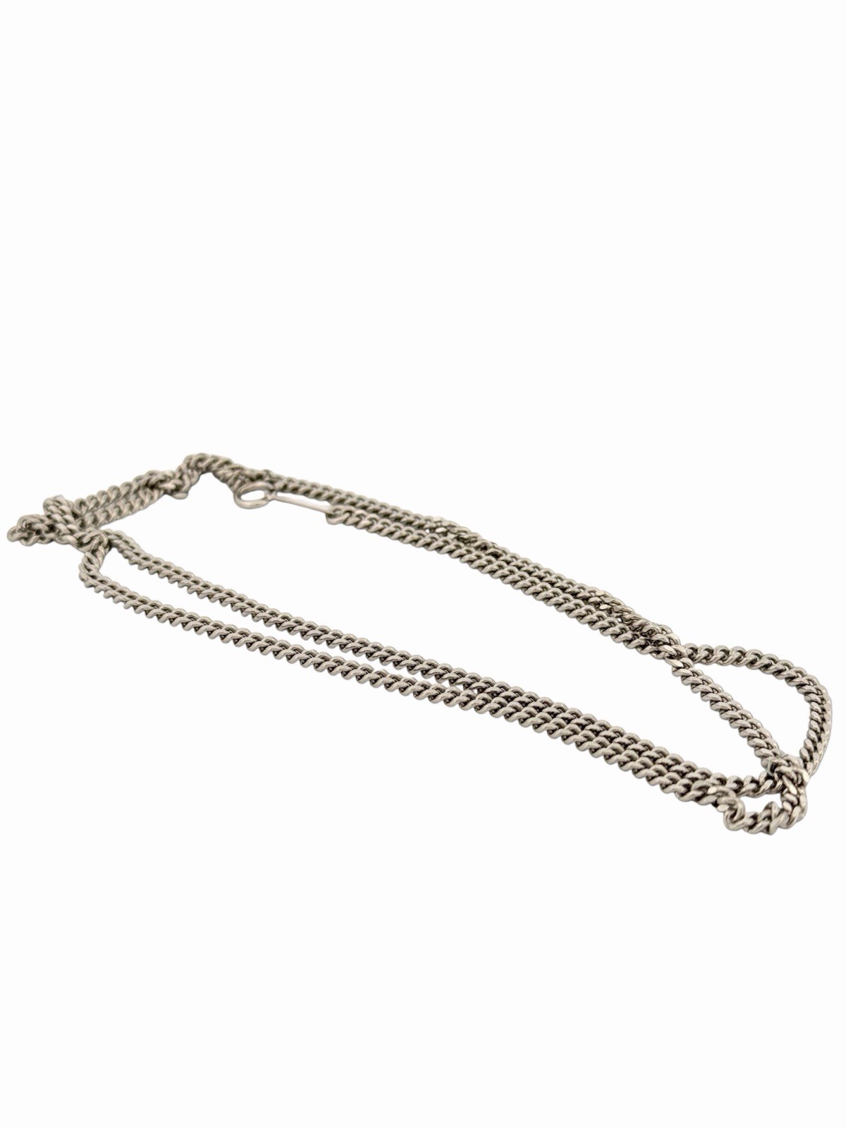 Solid Platinum Pt850 Curb Link Chain 2.6mm 20in