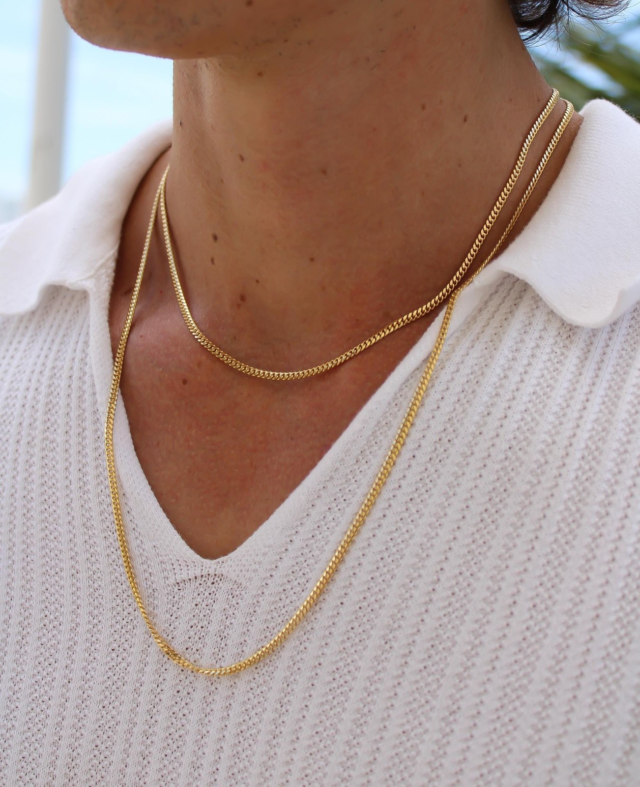 14k SOLID Gold Miami Cuban Curb Link 2.5mm Chain Necklace 18″ 24″, Unisex Adult