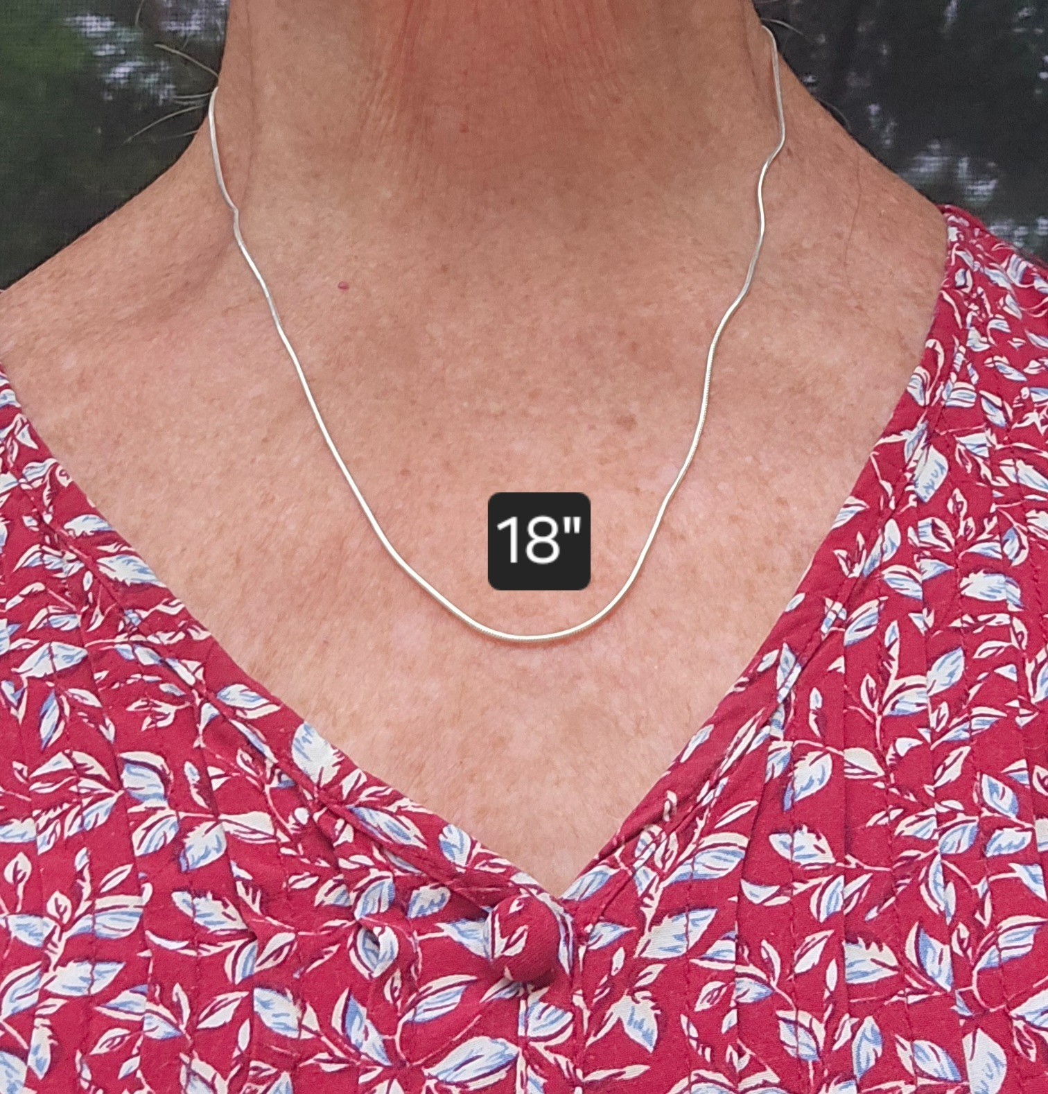 925 Sterling Silver Italian Snake Chain Necklace 1mm 18″ or 20″ Made in Italy