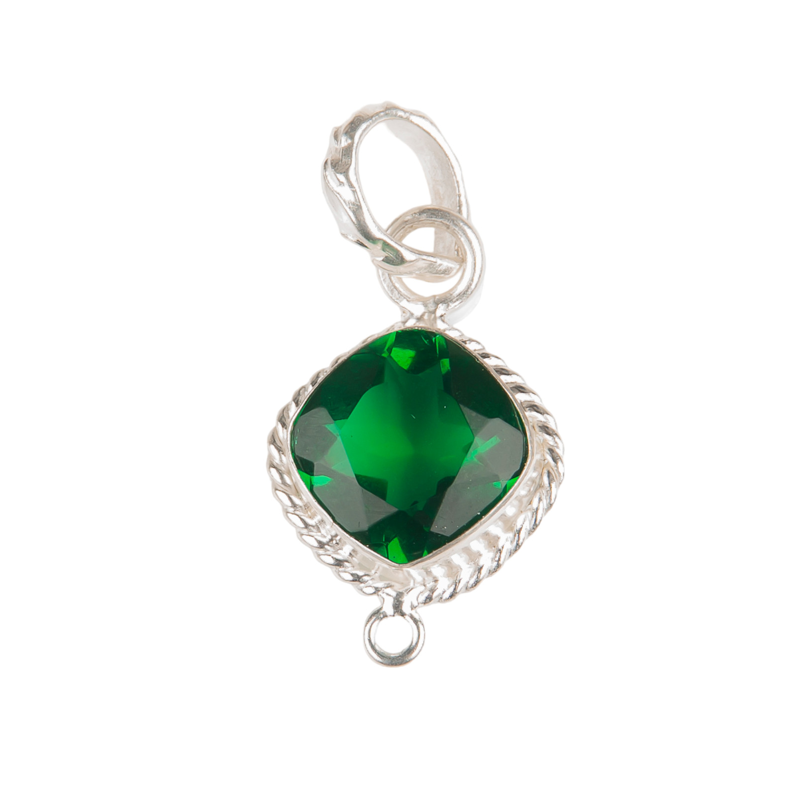 Chrome Diopside Gemstone 925 Sterling Silver Designer Women’s Pendent 1.30″