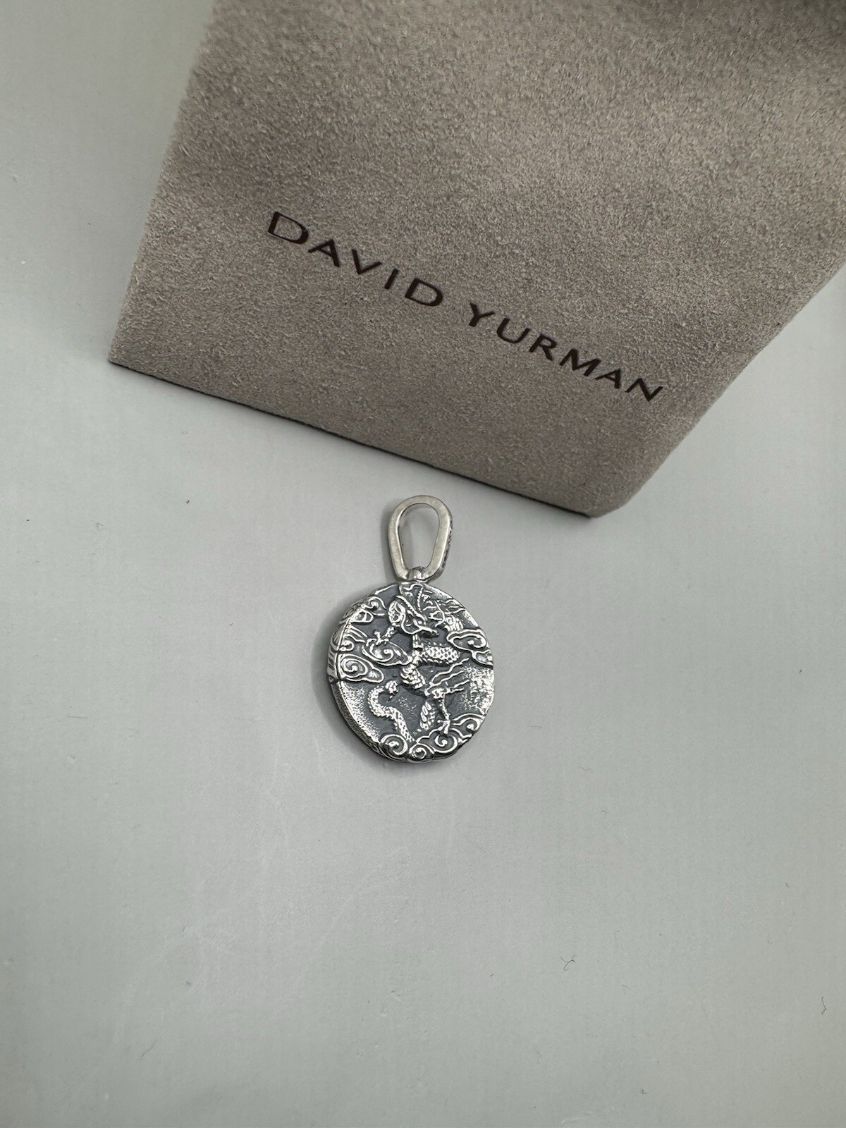 David Yurman Dragon Amulet Pendant in Sterling Silver