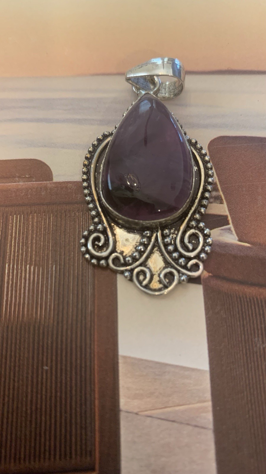 Amethyst 925 Sterling Silver Pendant
