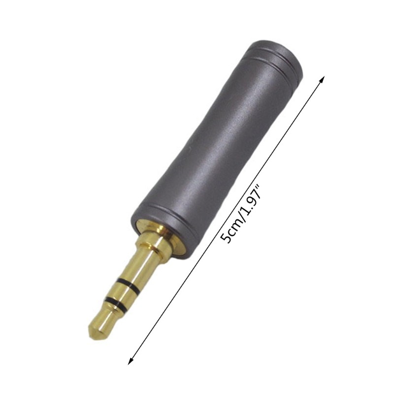 5cm Length Portable Balanced Gold-Plated Adapter Plugs Durable Long-term Use