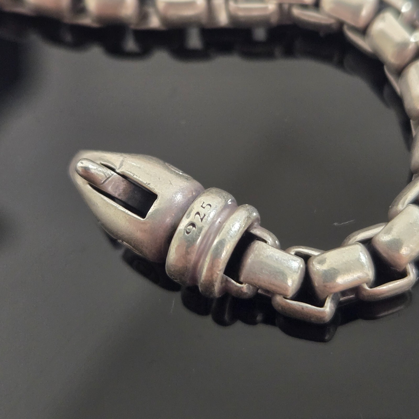 David Yurman Sterling Silver 3.6mm Box Chain Necklace 22″