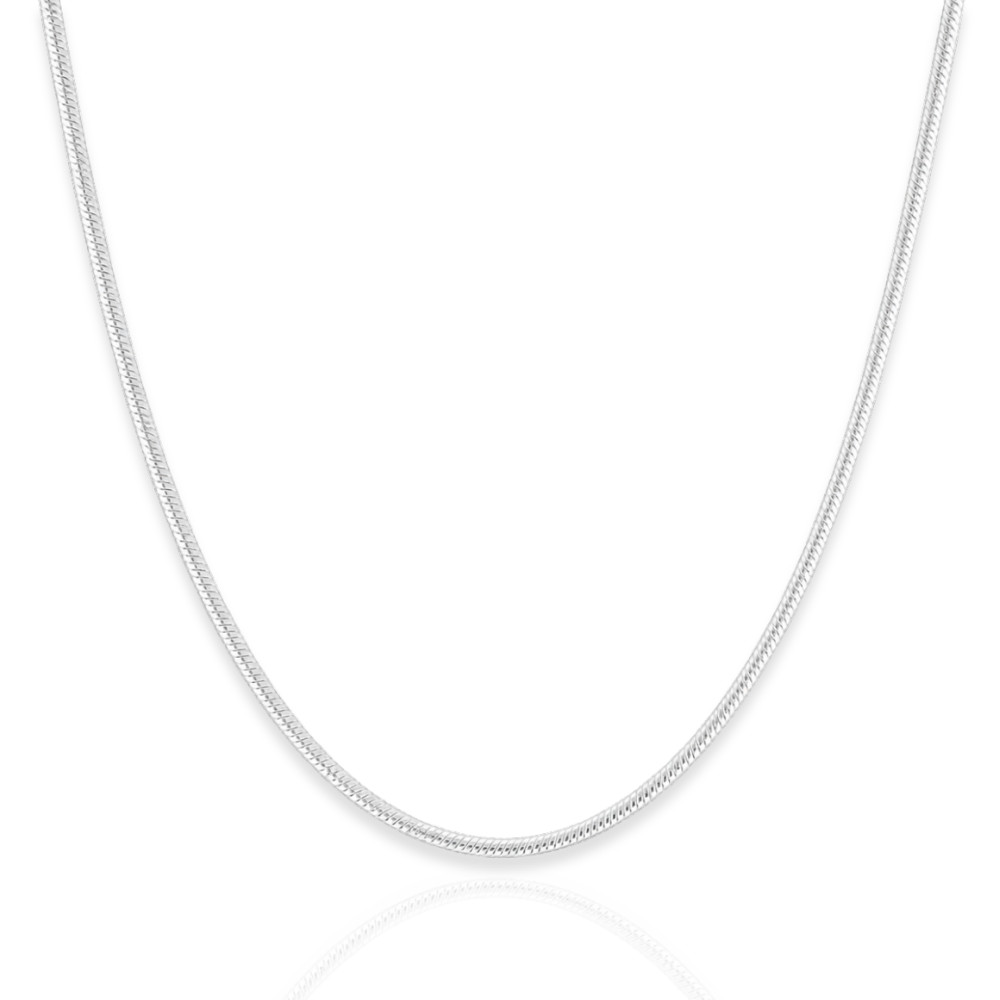 925 Sterling Silver Italian Snake Chain Necklace – 1.5mm