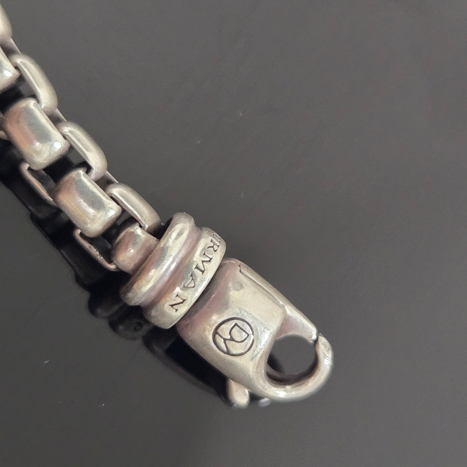 David Yurman Sterling Silver 3.6mm Box Chain Necklace 22″