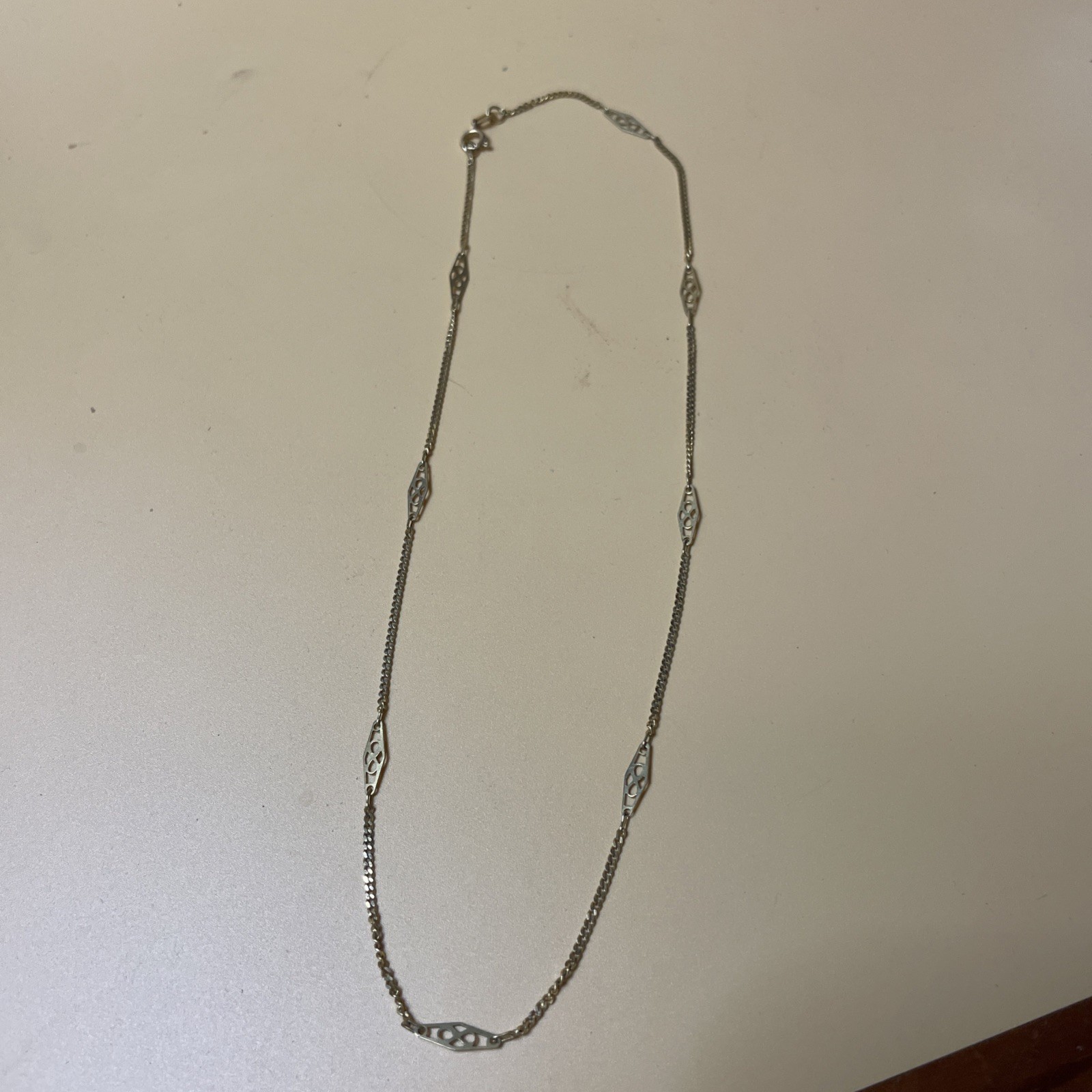 14ktg 15” infinity link chain necklace 2.4gr