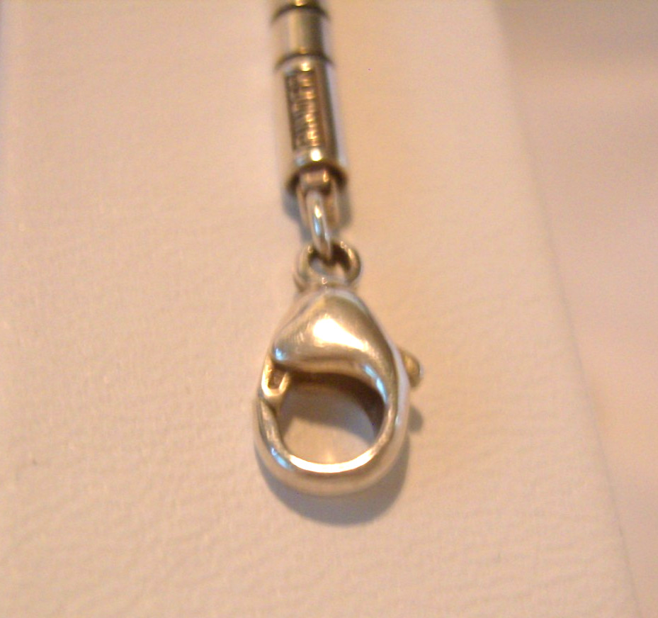 Necklace Silver 925 Fancy Link German Friedrich Binder 2002 Vintage 17 3/4″ L