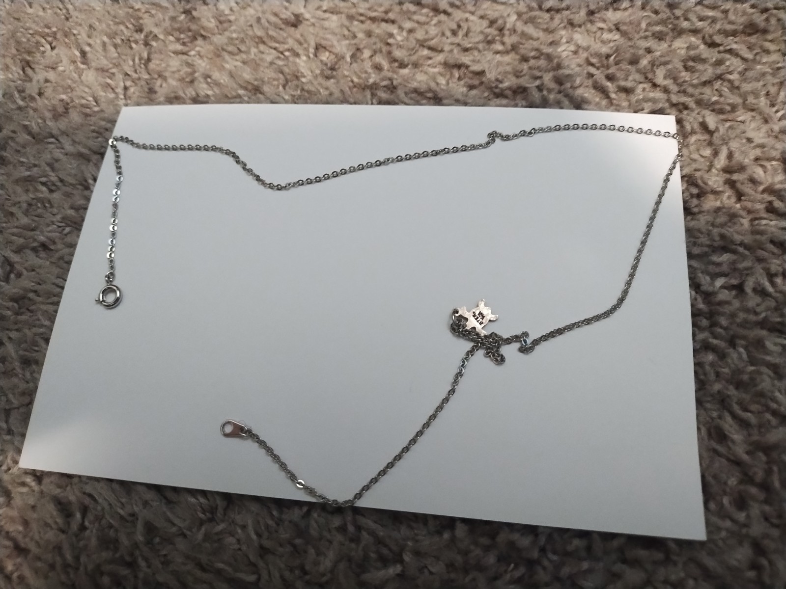 925 Sterling Silver Sea Turtle Mini Charm Choker Necklace 14″