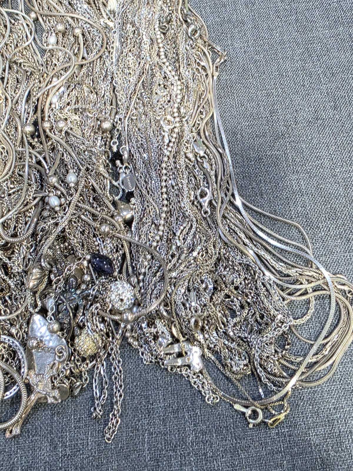 .925 STERLING SILVER CHAINS Assorted Styles and lengths per gram