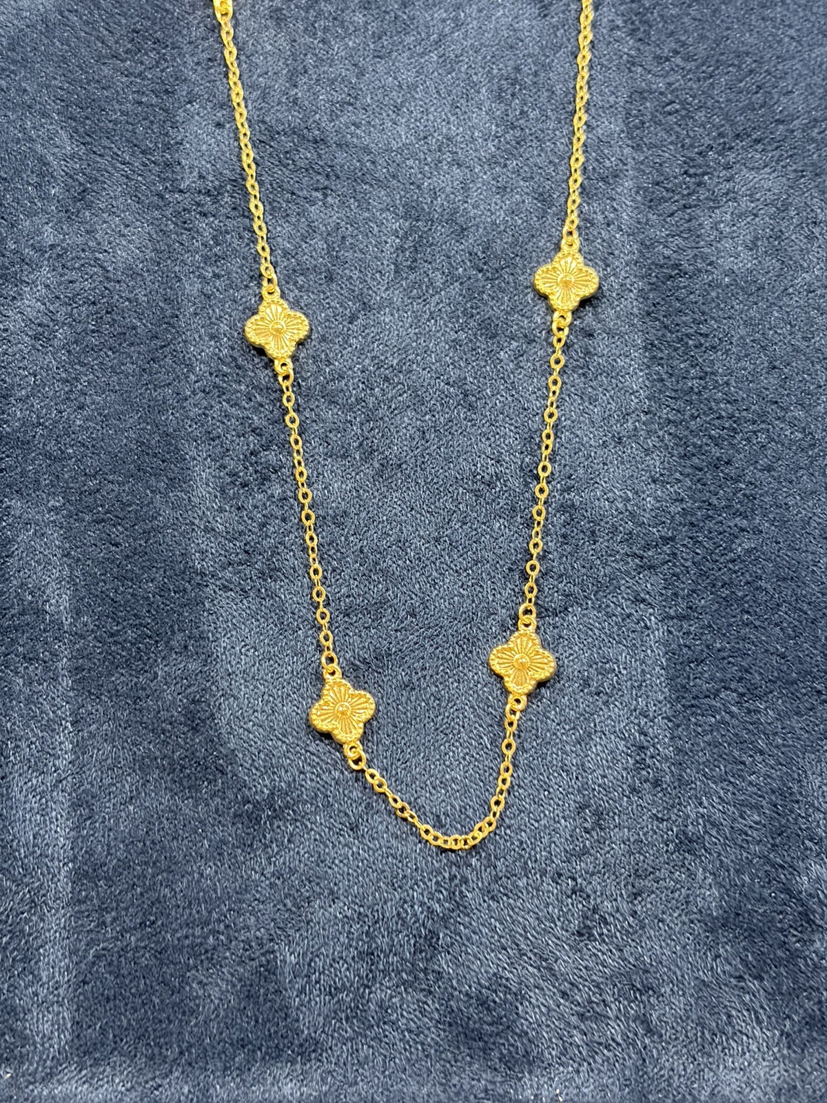 18K Solid Gold Necklace REAL GOLD!