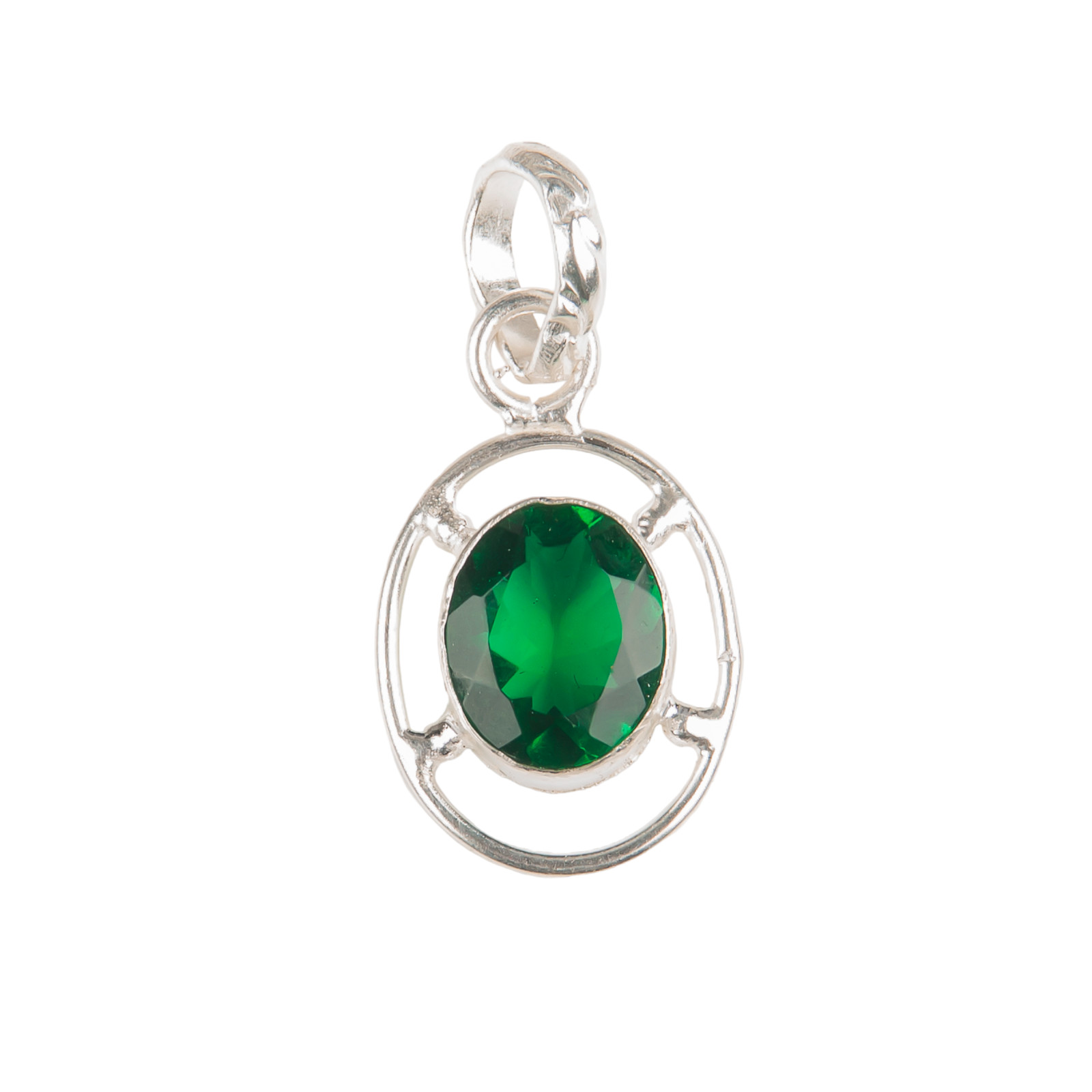 Chrome Diopside 925 Sterling Silver Pretty Pendent 1.30″ Gift For Engagement