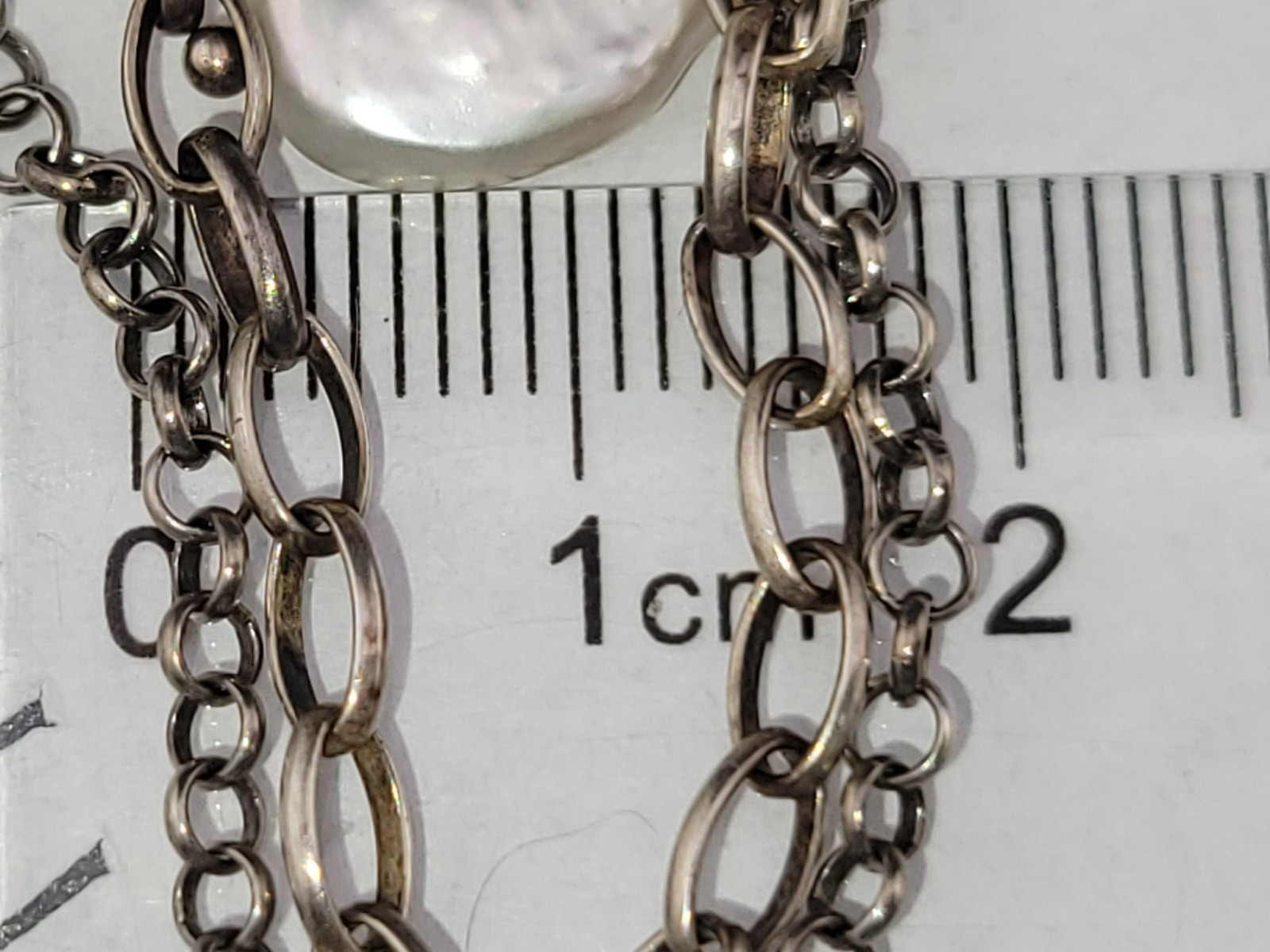 Silpada Pools of Light Quartz Coin 🫧Pearl Sterling Silver 34″ Festoon Necklace