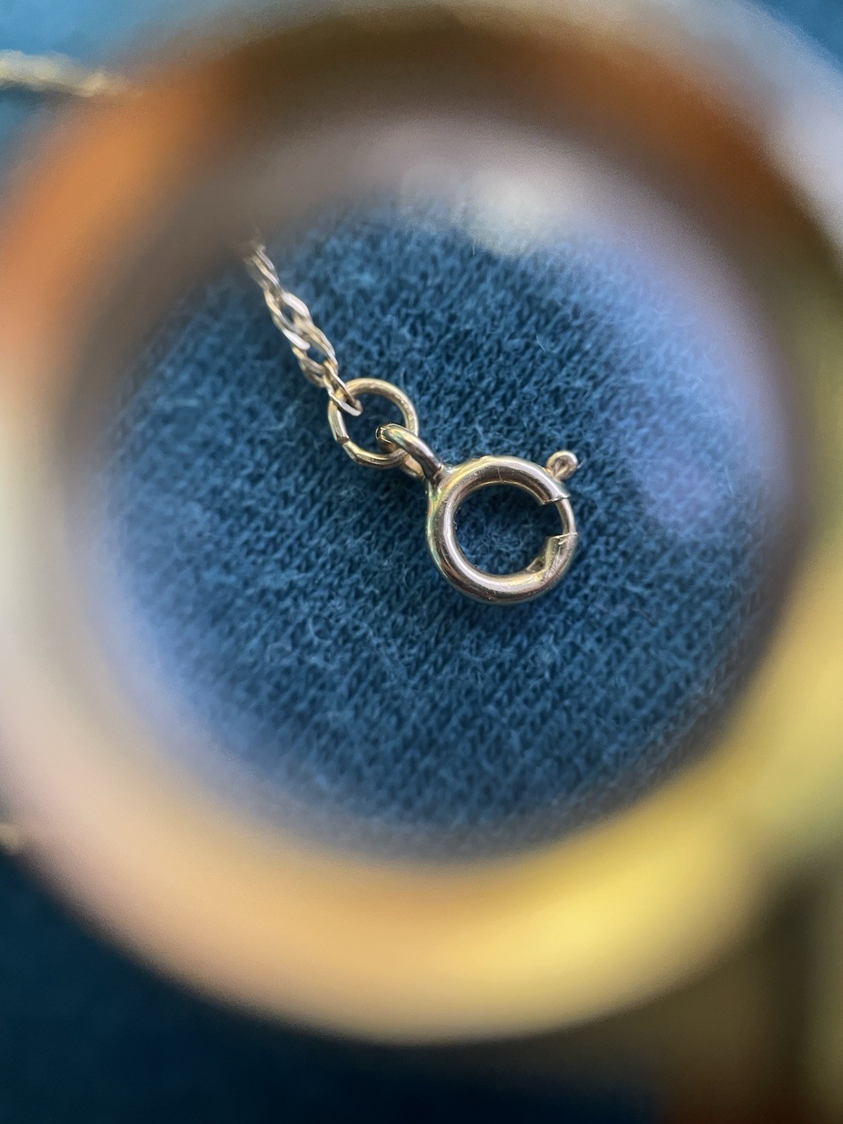 Thin Twisted 17 Inch Singapore Sparkle Chain 14K Yellow Gold necklace