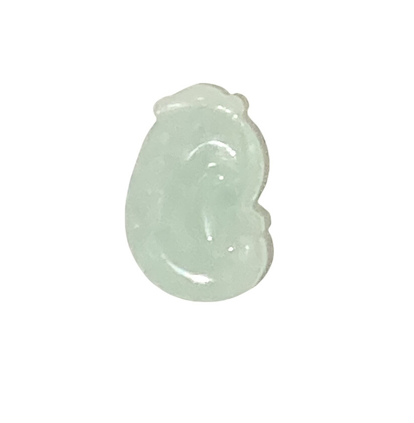 Pendant Jade Light Apple Green 22mm x 14mm