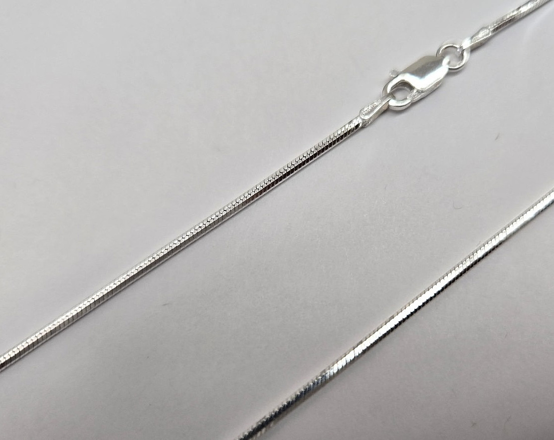 925 Sterling Silver Thin Square Snake Chain Necklace Bracelet 1.4mm 7″ to 30″