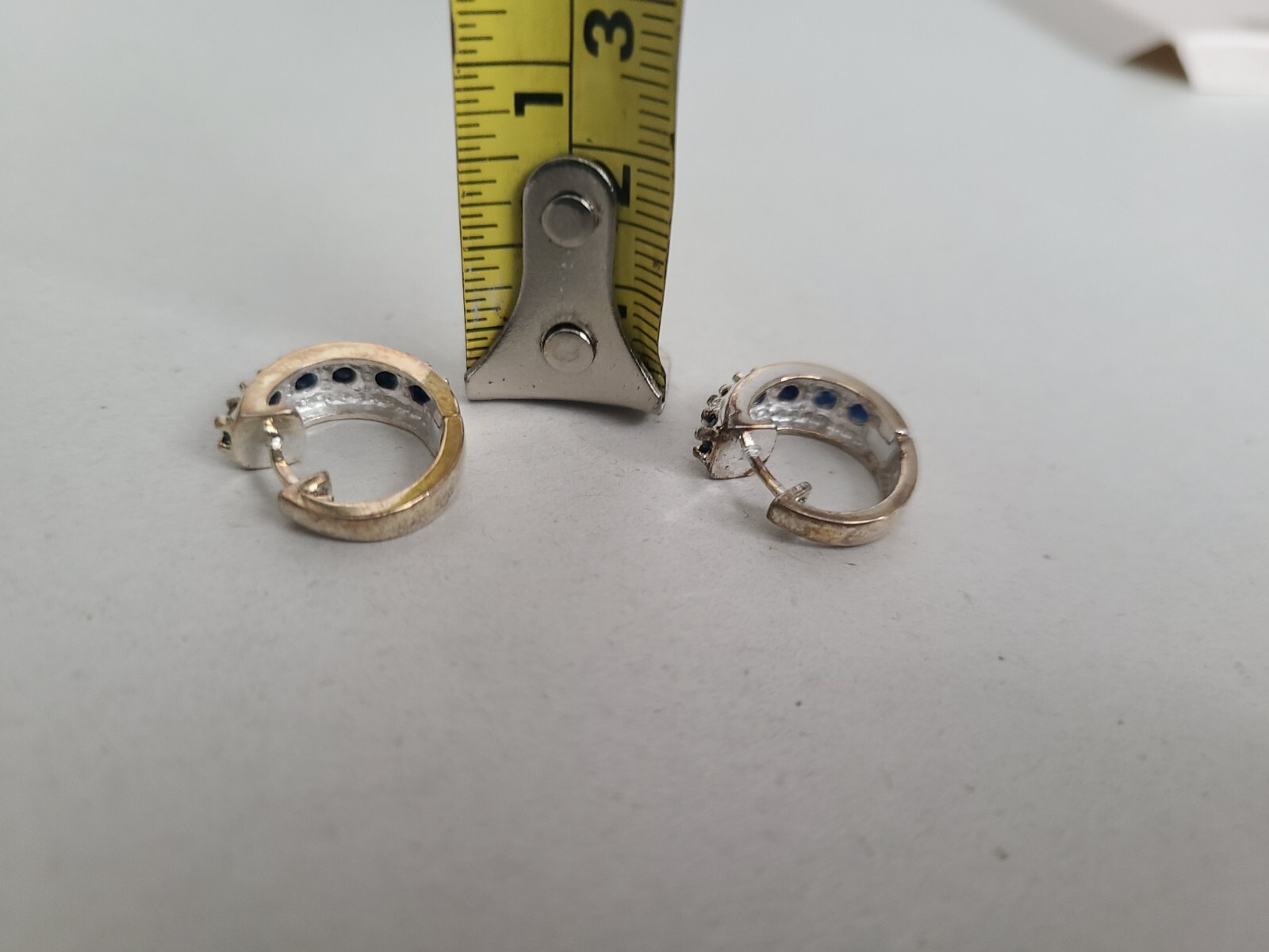 Earrings Set, September, Genuine Sapphire