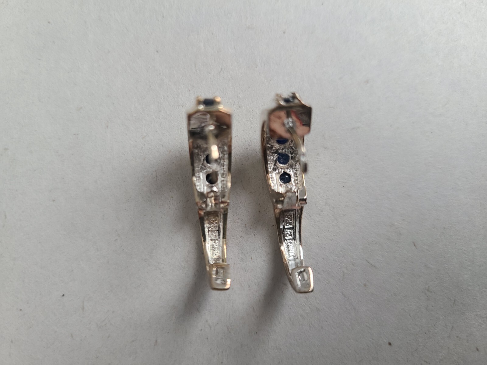 Earrings Set, September, Genuine Sapphire