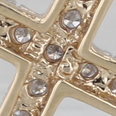 0.20ctw Diamond Cross Pendant 10k White Yellow Gold