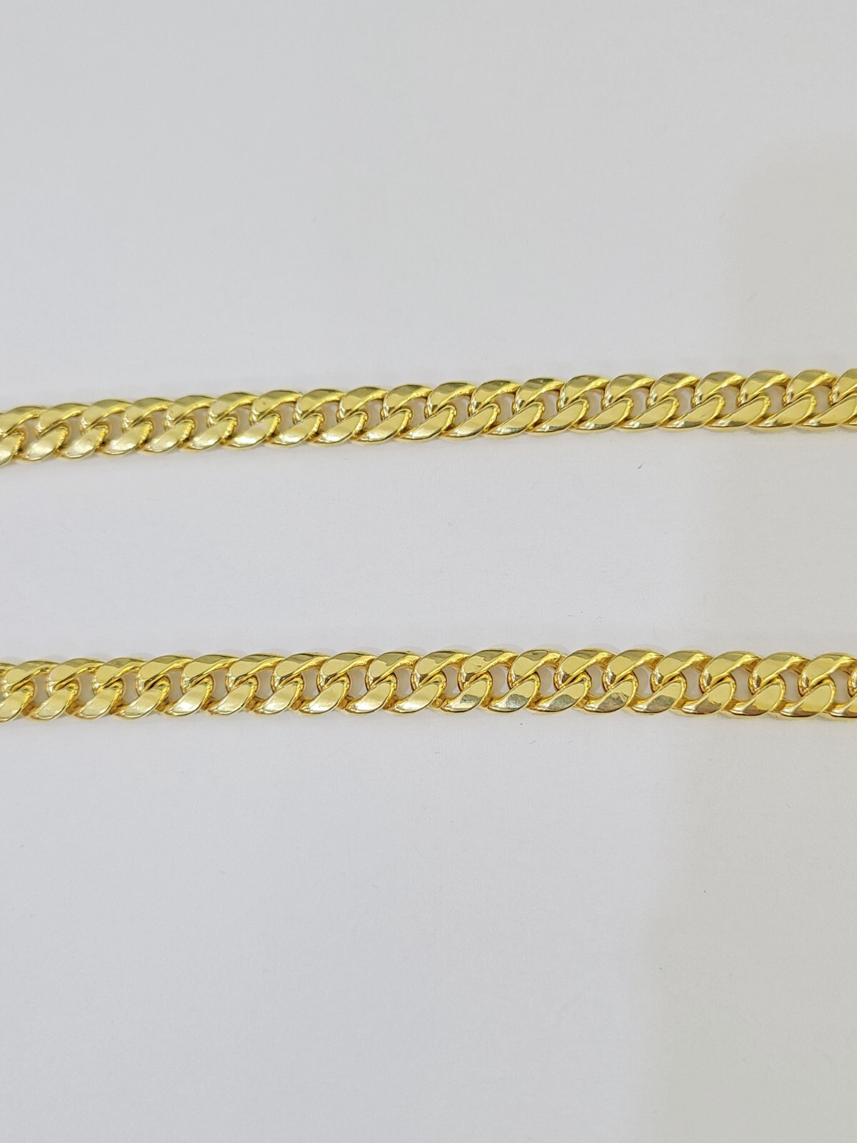 10k Yellow Gold 8mm Miami Cuban Link Chain Necklace 20-28 Inches Real