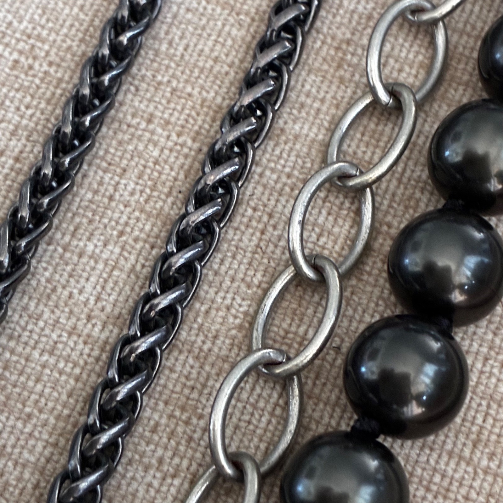 Black Pearl Statement Necklace