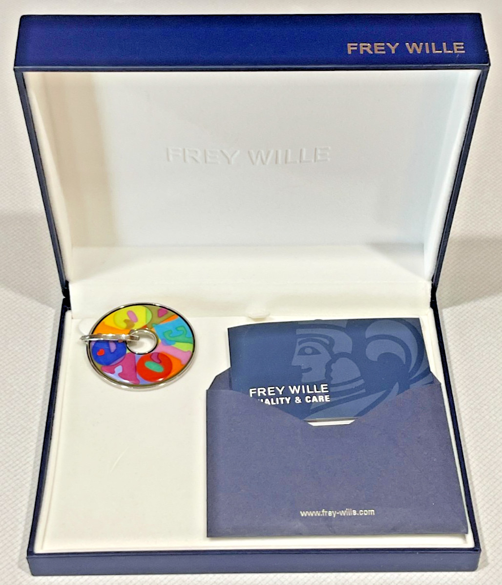 Frey Wille Ode to the Joy of Life Endless Love Fire Enamel Rhodium-Palladium Pen