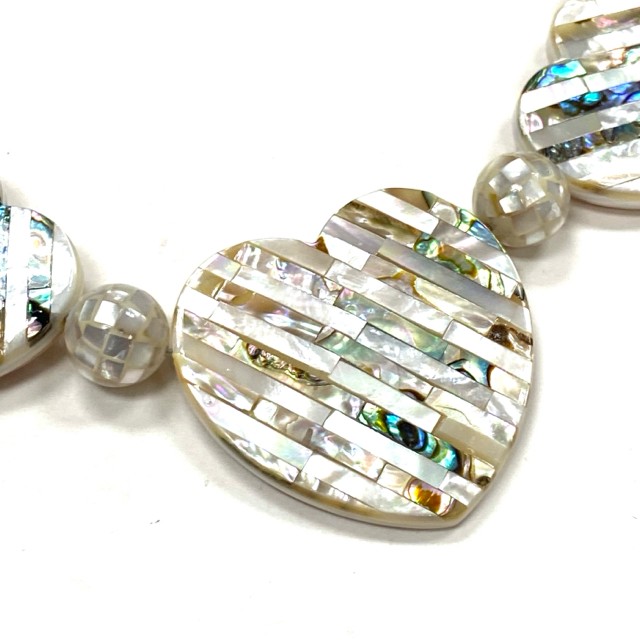 Jay King Abalone Mother of Pearl Reversible Necklace