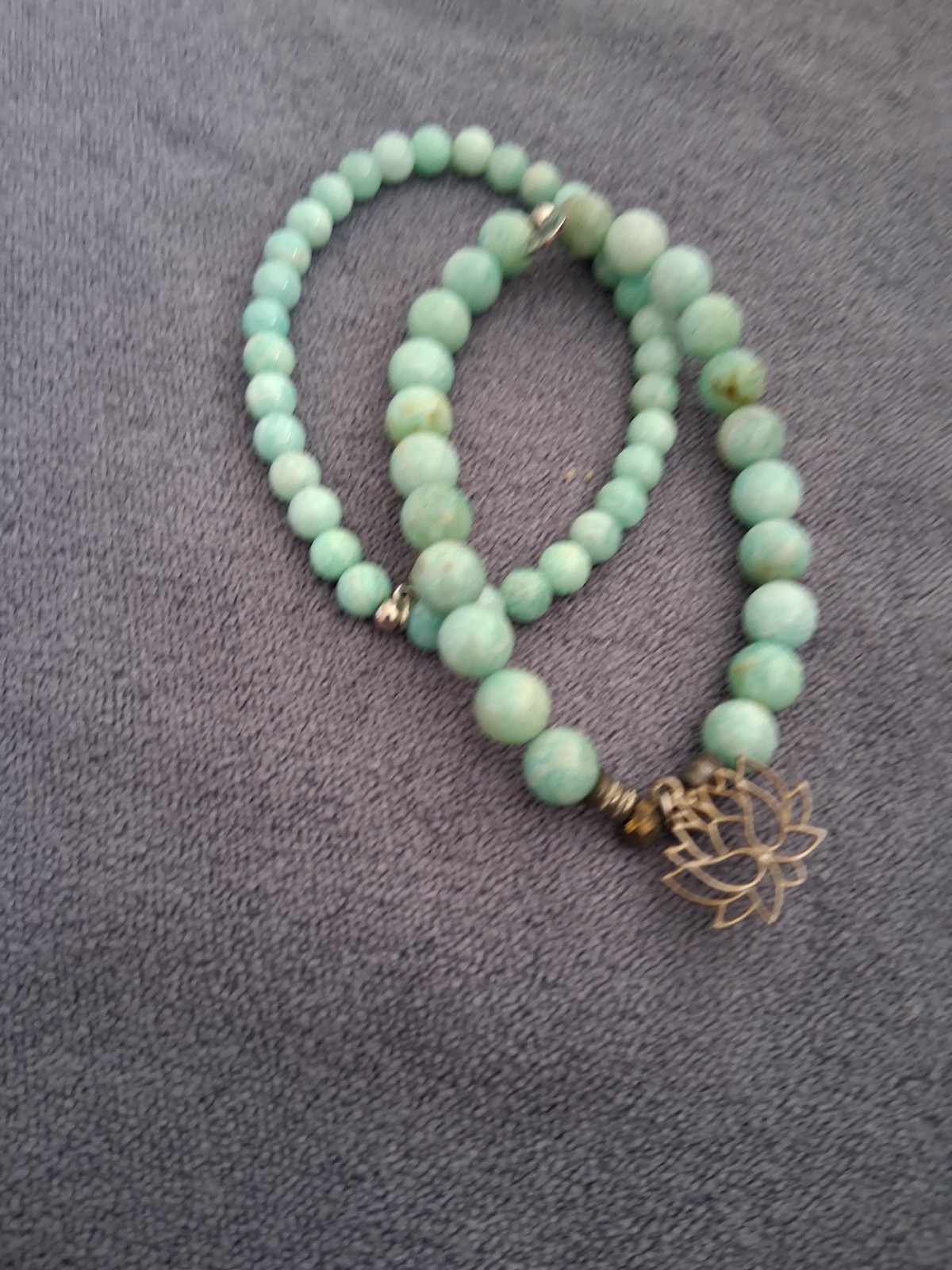 Amazonite – Stretch bracelets – Excellent Condition